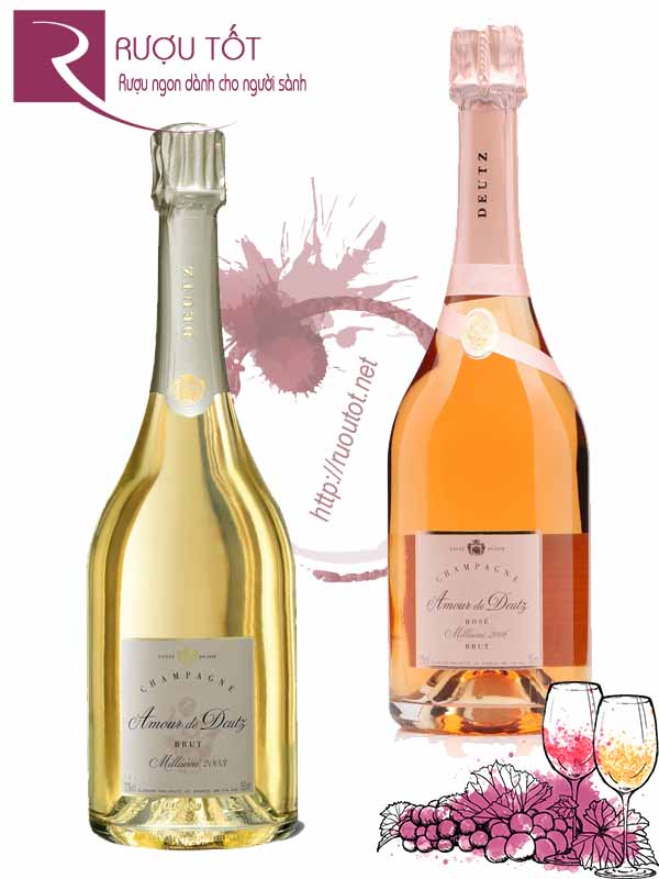 Rượu Champagne Pháp Cuvee Amour de Deutz Thượng hạng