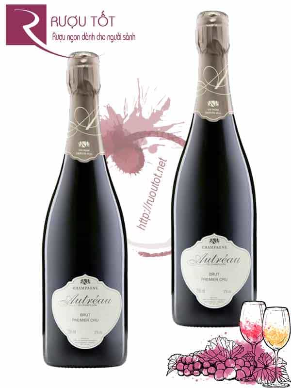 Champagne Pháp Autreau Brut Premier Cru Cao cấp