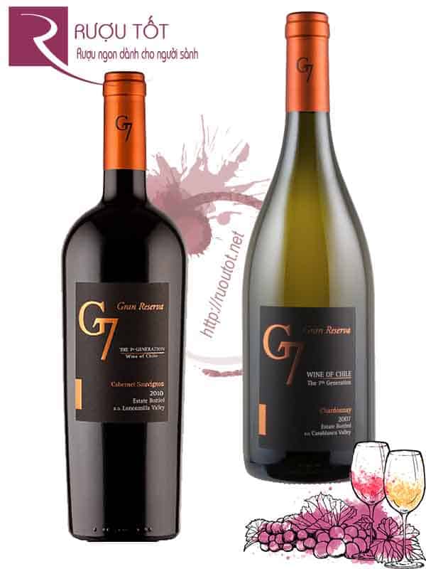Rượu Vang G7 Gran Reserva (Red – White) Thượng hạng