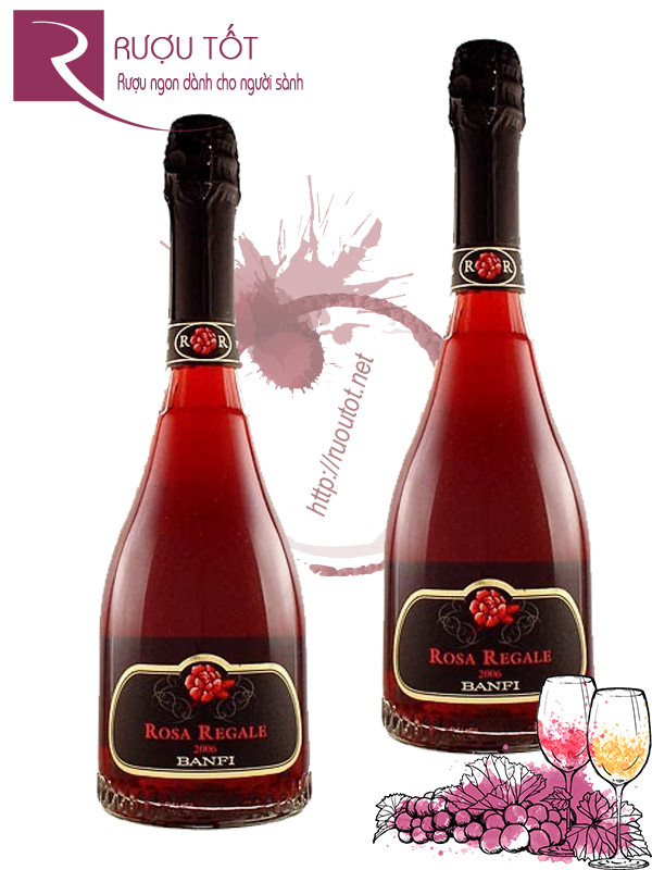 Rượu sâm banh Banfi Rosa Regale Sparkling Red Thượng hạng