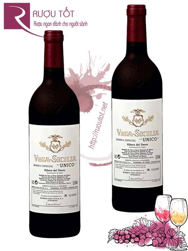 Rượu vang Vega Sicilia Reserva Especial Unico Cao cấp