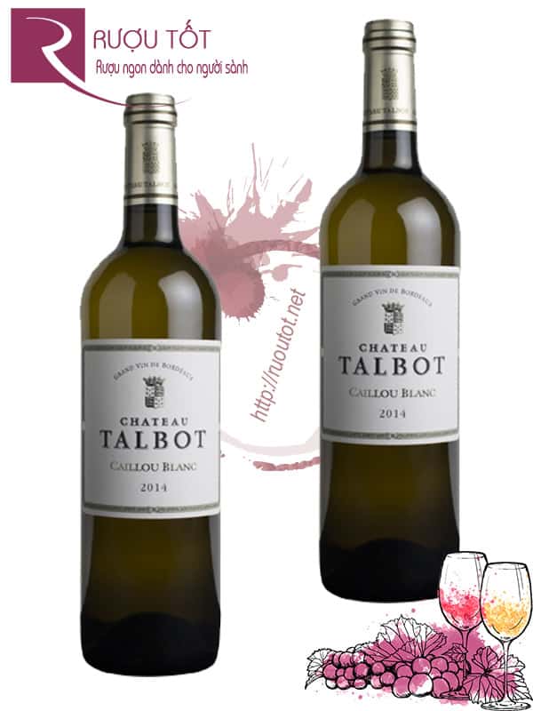Vang Pháp Chateau Talbot Caillou Blanc Bordeaux Cao cấp