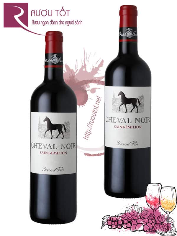 Vang Pháp Cheval Noir Grand Vin Saint Emilion Cao cấp
