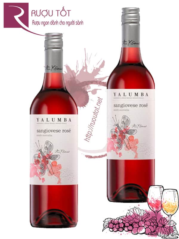 Rượu vang Yalumba Y Series Sangiovese Rose Cao cấp