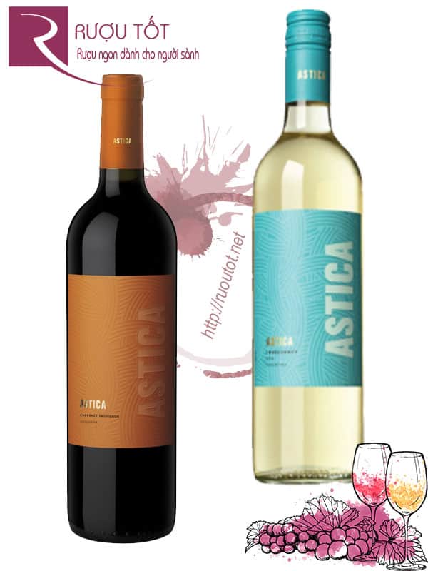 Rượu vang Astica Trapiche Red - White Chiết khấu cao
