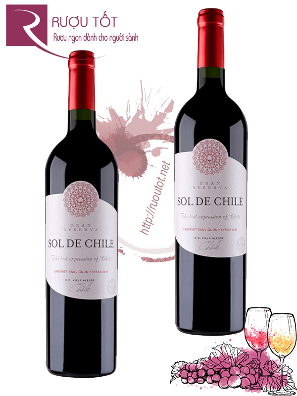 Rượu vang Sol de Chile Gran Reserva Cabernet Sauvignon Syrah