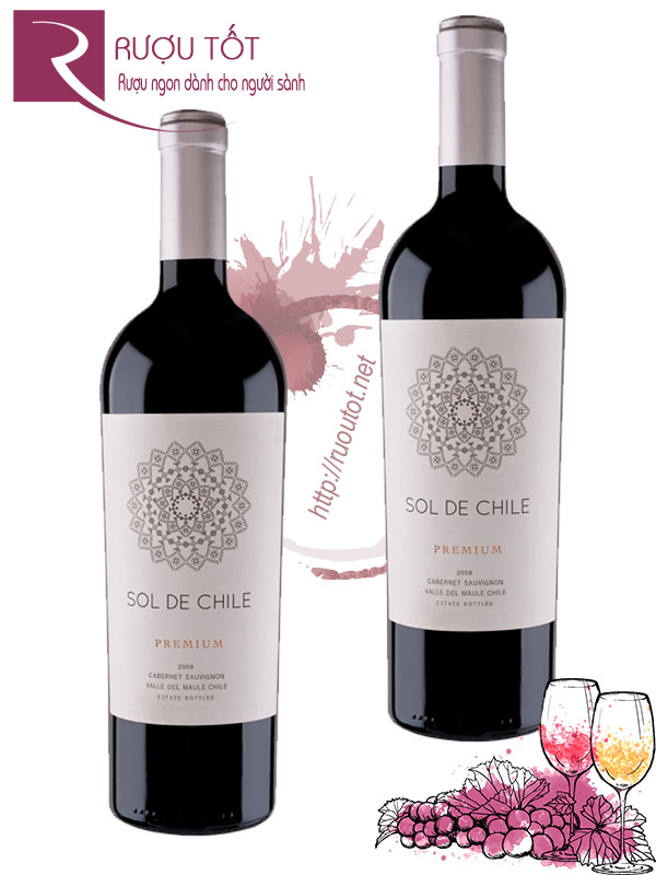 Vang Chile Sol de Chile Premium Cabernet Sauvignon Thượng hạng