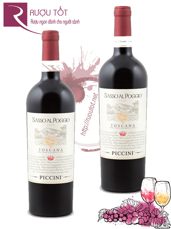 Rượu vang Piccini Sasso al Poggio Toscana IGT