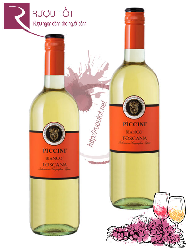 Vang Ý Piccini Orange Label Bianco Toscano IGT Thượng hạng