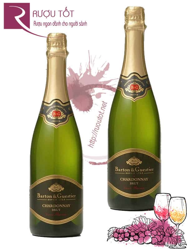 Rượu Vang Nổ Barton & Guestier Premium Sparkling Chardonnay