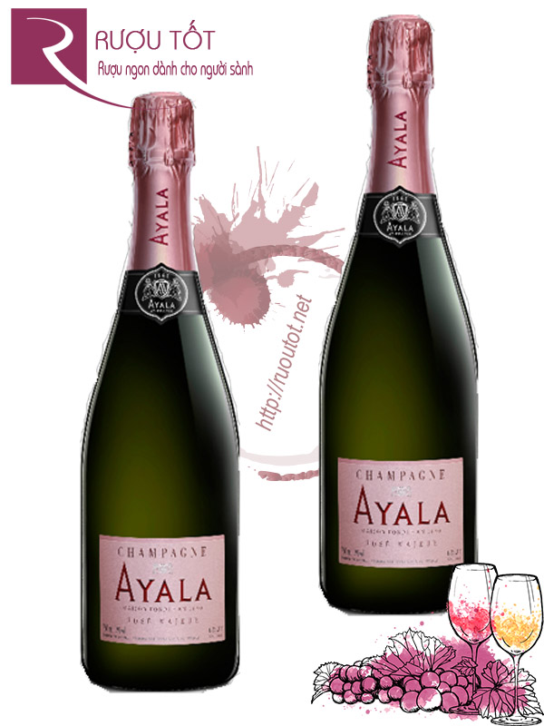 Champagne Pháp Ayala Brut Rose Majeur Cao cấp