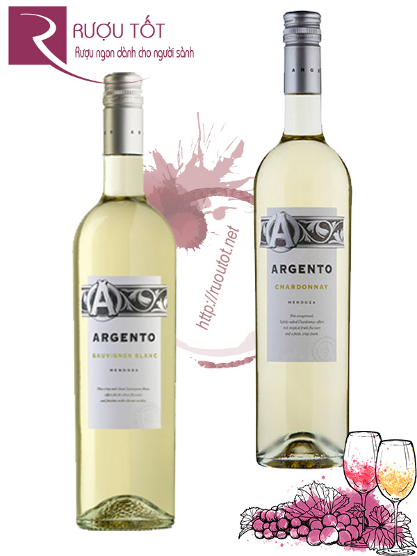 Vang Argentina Argento Sauvignon Blanc Chardonnay Thượng hạng