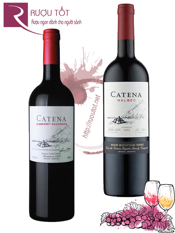 Rượu vang Catena Cabernet Sauvignon Malbec Mendoza Cao cấp