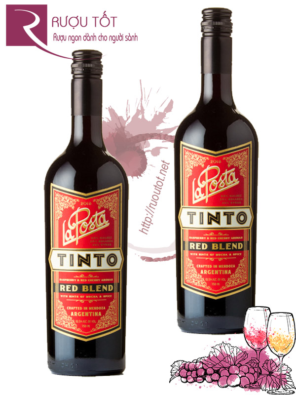 Rượu vang Tinto La Posta Red Blend Chính hãng