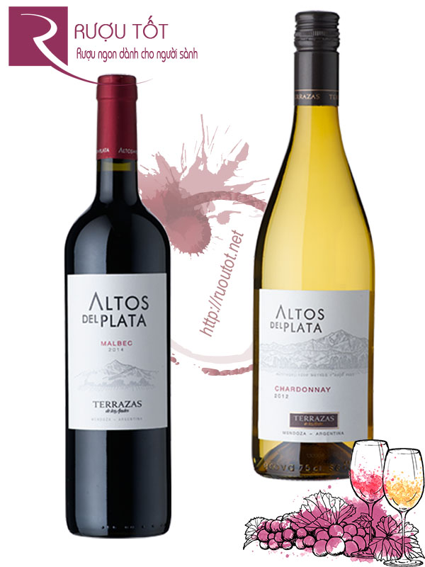 Rượu vang Altos Del Plata Terrazas Red - White Chiết khấu cao