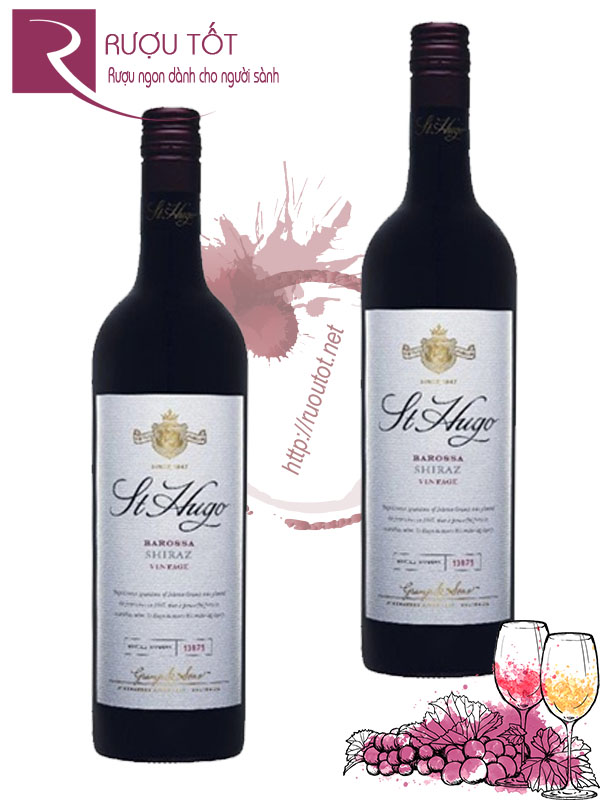 Rượu vang St Hugo Shiraz Barossa Valley Cao cấp