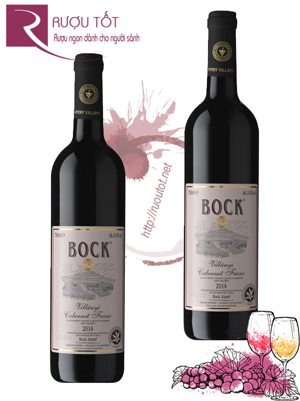 Rượu vang Bock Villany Cabernet Franc Chiết khấu cao