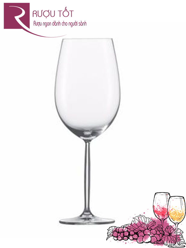 Ly rượu vang Bordeaux pha lê Schott Zwiesel nhập khẩu Đức