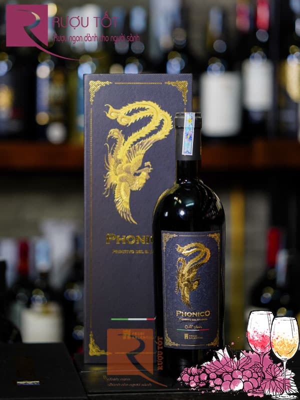 Rượu vang Ý Phonico hộp quà