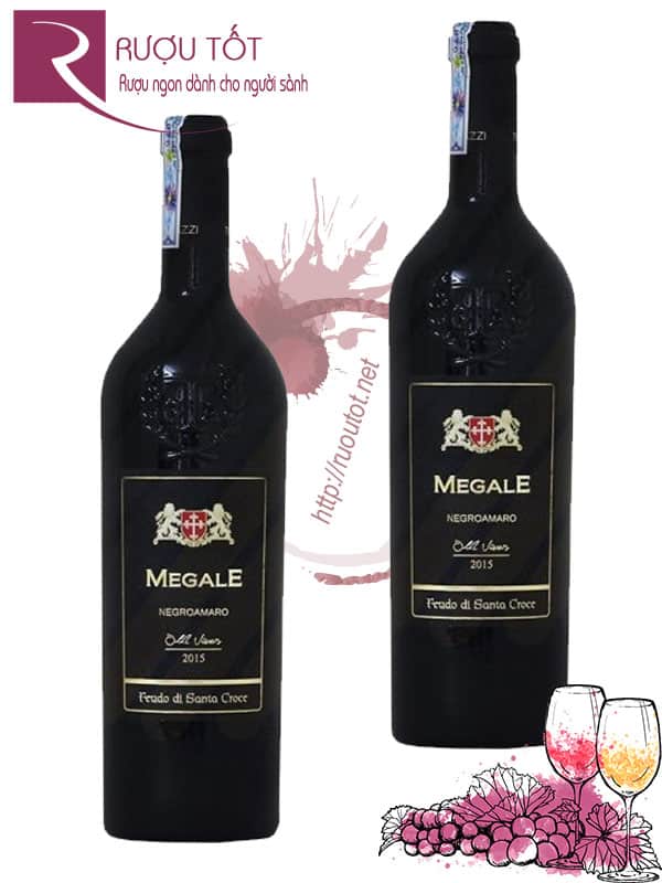 Vang Ý Megale NegroAmaro Old Vines (New Label) Thượng hạng