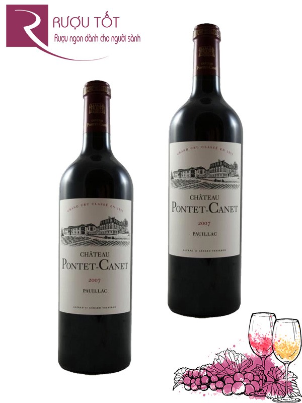 Rượu Vang Chateau Pontet Canet Pauillac Grand Cru Classe 96 điểm
