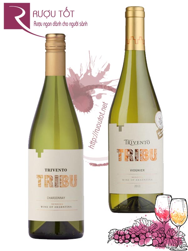 Rượu vang Trivento Tribu Chardonnay Viognier Thượng hạng