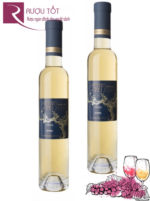 Rượu vang Ice wine Vidal Henry of Pelham - Vang đá nhập khẩu Cao cấp