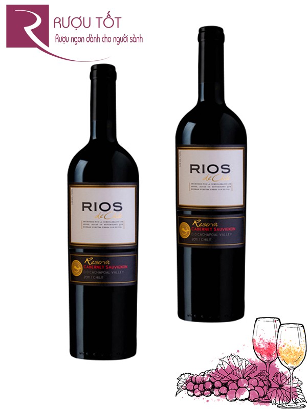 Vang Rios De Chile Reserva Cabernet Sauvignon Chardonnay
