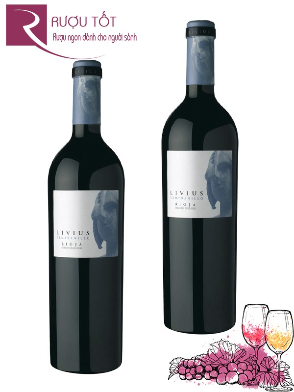 Rượu vang Livius Tempranillo Rosado Rioja DOC Cao cấp