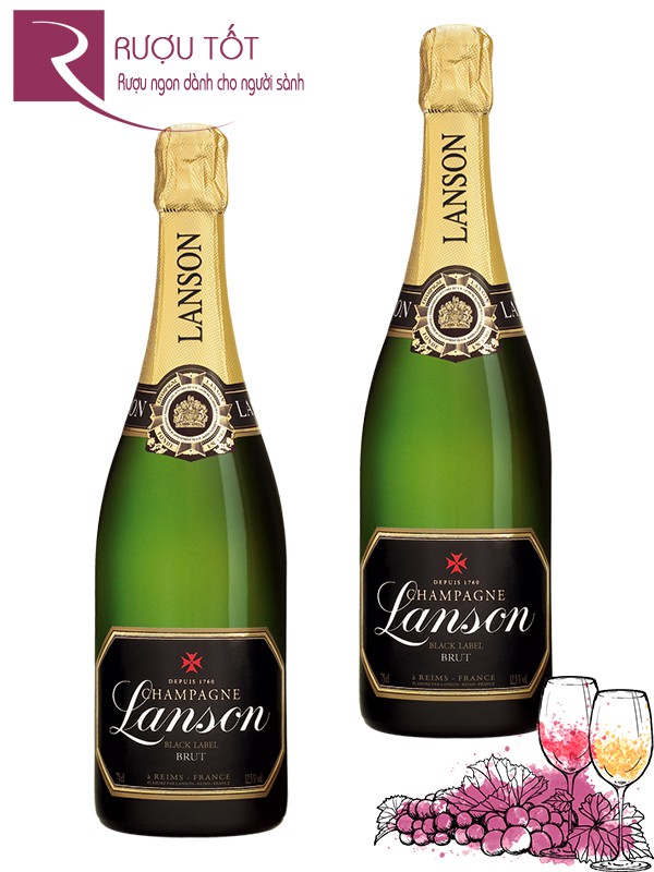 Rượu Champagne Pháp Lanson Black Label Brut