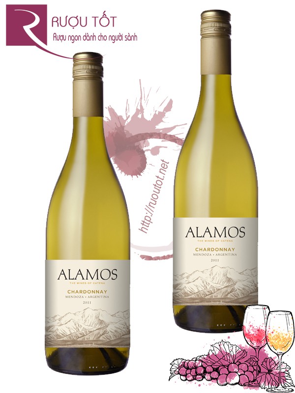 Rượu vang Alamos Chardonnay Mendoza Cao câp