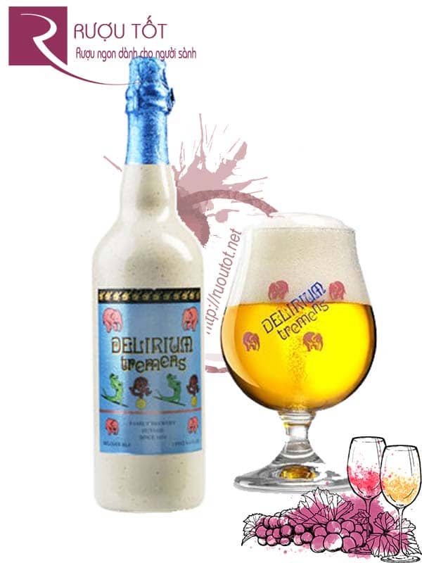 Bia Delirium Tremens 8.5% Bỉ - Chai 750 ml