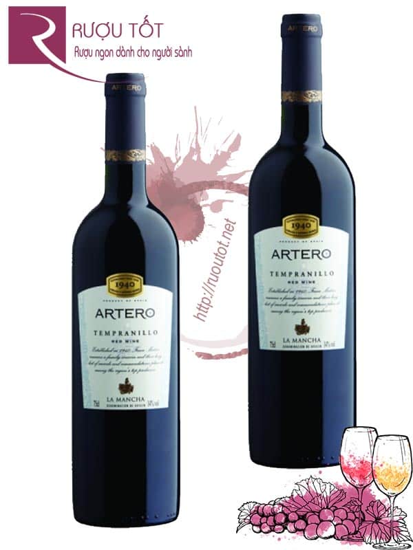 Rượu Vang Artero Tempranillo Cao Cấp