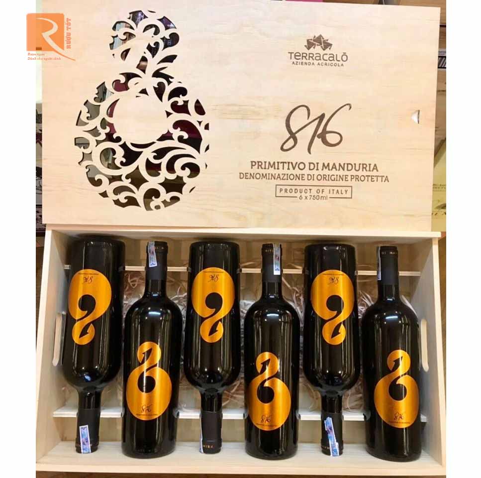 rượu vang 816 Primitivo