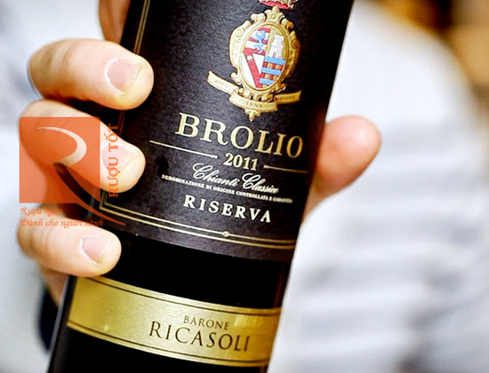 rượu vang Brolio Chianti Classico Riserva