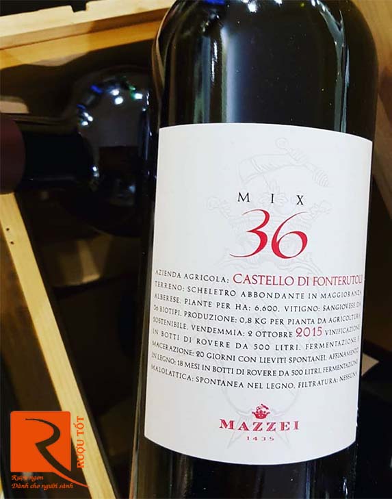 Rượu Vang Mazzei Mix 36 Toscana