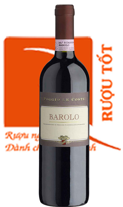 Rượu vang Poggio le Coste Barolo Piedmont