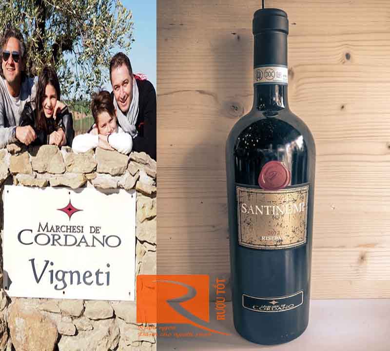 Rượu vang Ý Santinumi Reserva  Montepulciano Abruzzo