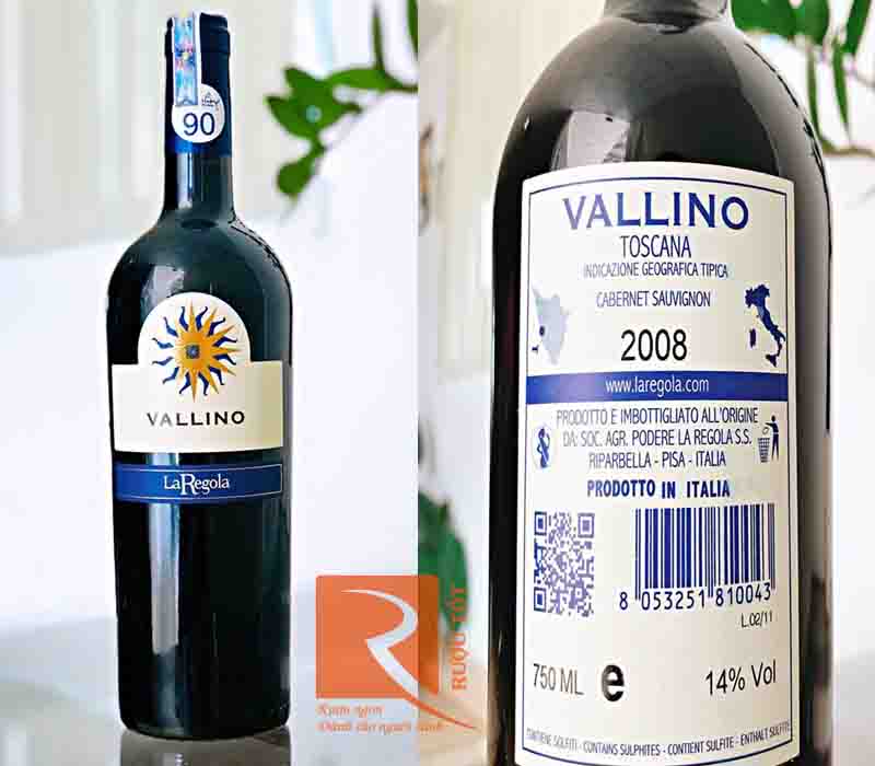 Rượu vang Ý Vallino La Regola Toscana