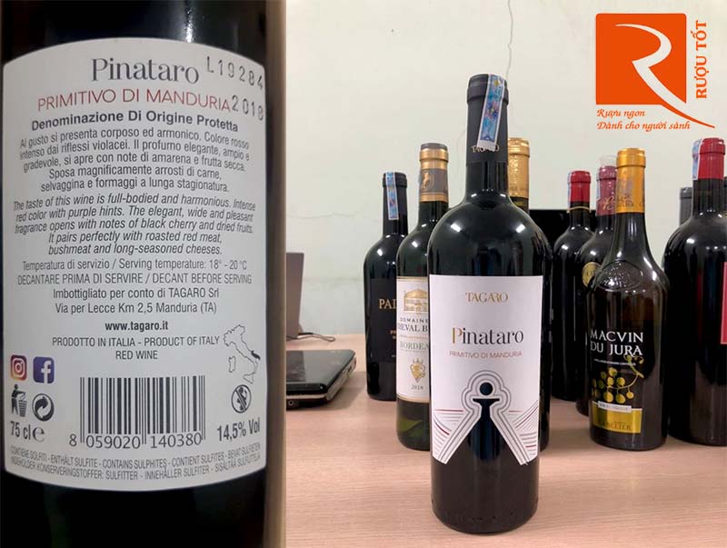 Rượu Vang Pinataro Primitivo Di Manduria