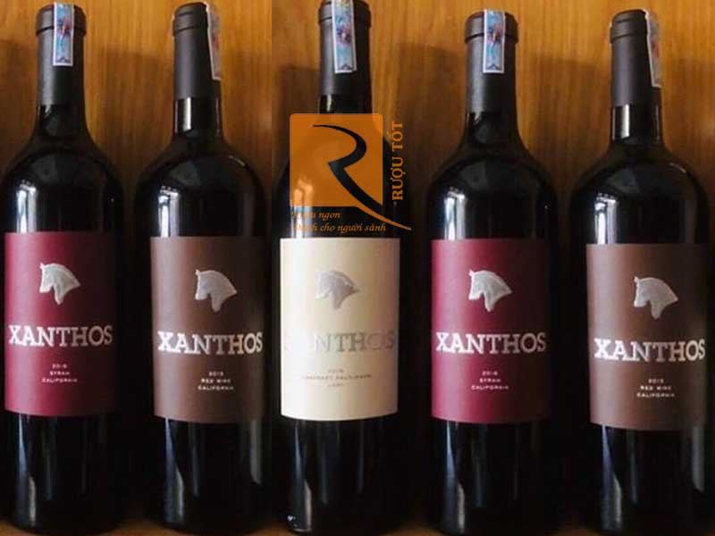 Vang Mỹ Xanthos Red Wine California cao cấp