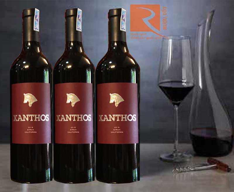 Rượu vang Xanthos Syrah California 750ml