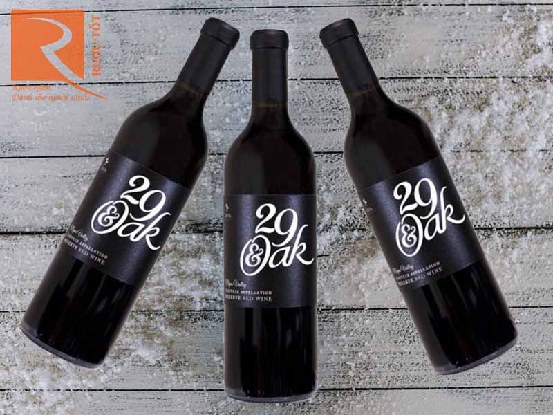 Rượu vang 29 & OAK Reserve Red Wine Oakville Napa Valley