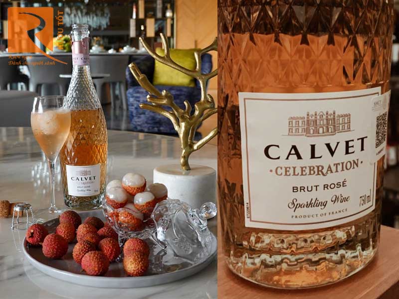 Rượu vang Calvet Celebration Sparkling Rose