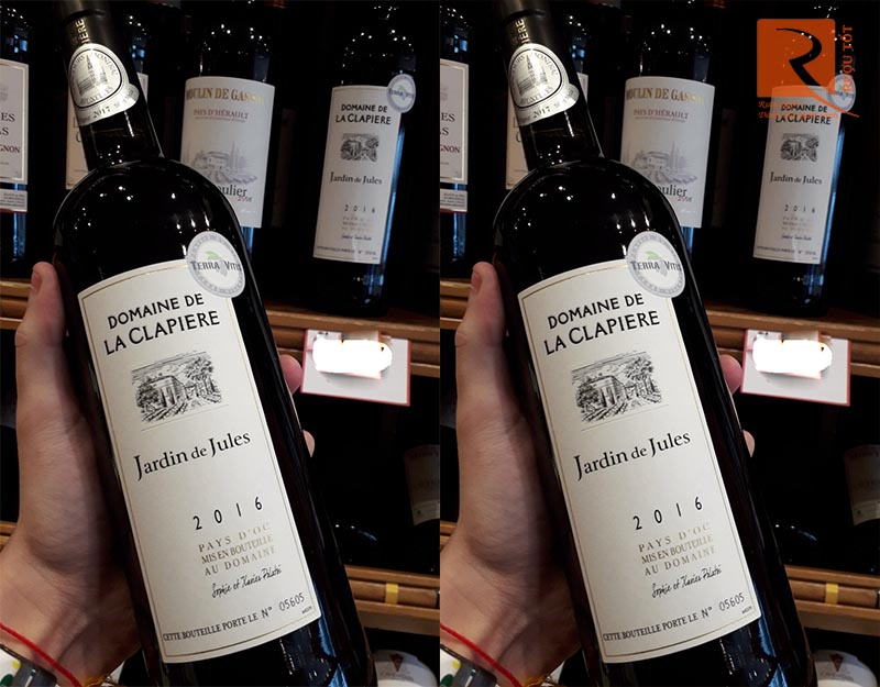 Rượu Vang Domaine de la Clapiere Jadin de Jules 13%