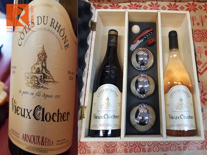 Rượu vang Pháp Vieux Clocher Cotes du Rhone