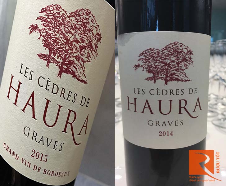 Rượu vang Les Cedres De Haura Graves