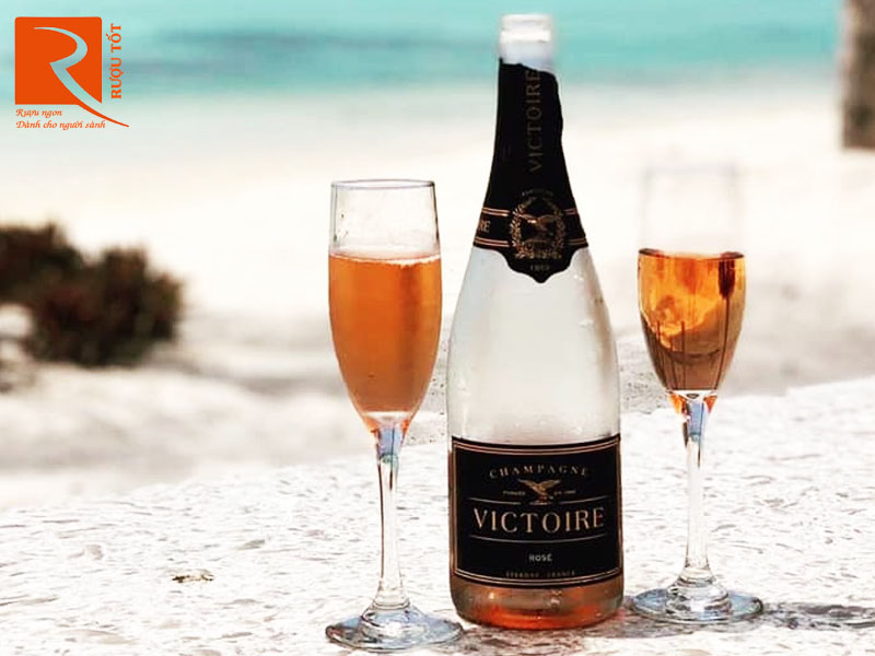 Rượu Champagne Victoire Rose Brut