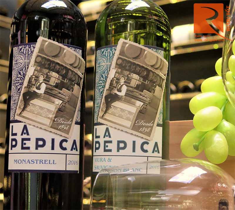 Rượu Vang Tây Ban Nha La Pepica Viura Sauvignon Blanc