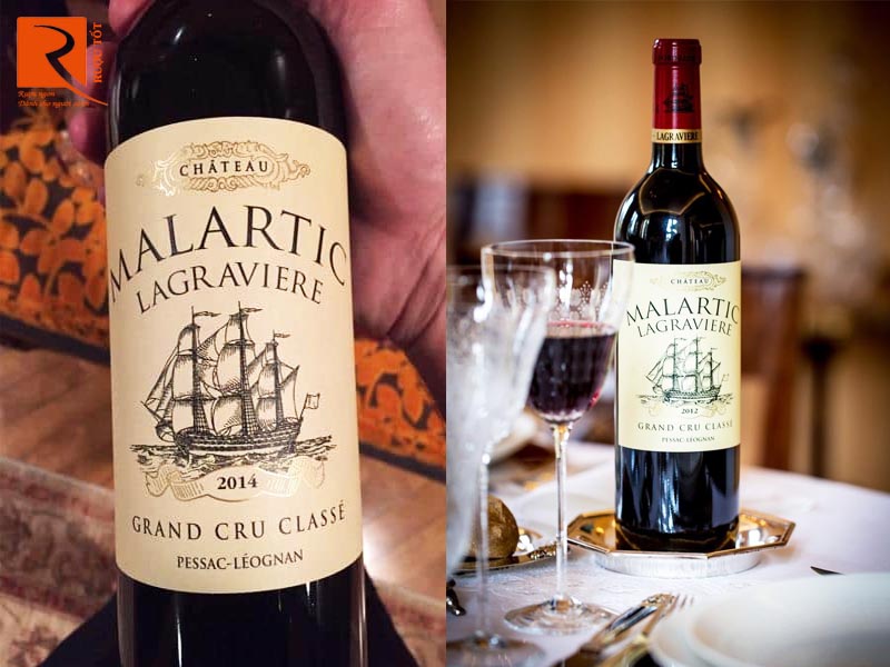 Rượu vang Chateau Malartic Lagraviere Crus Classe